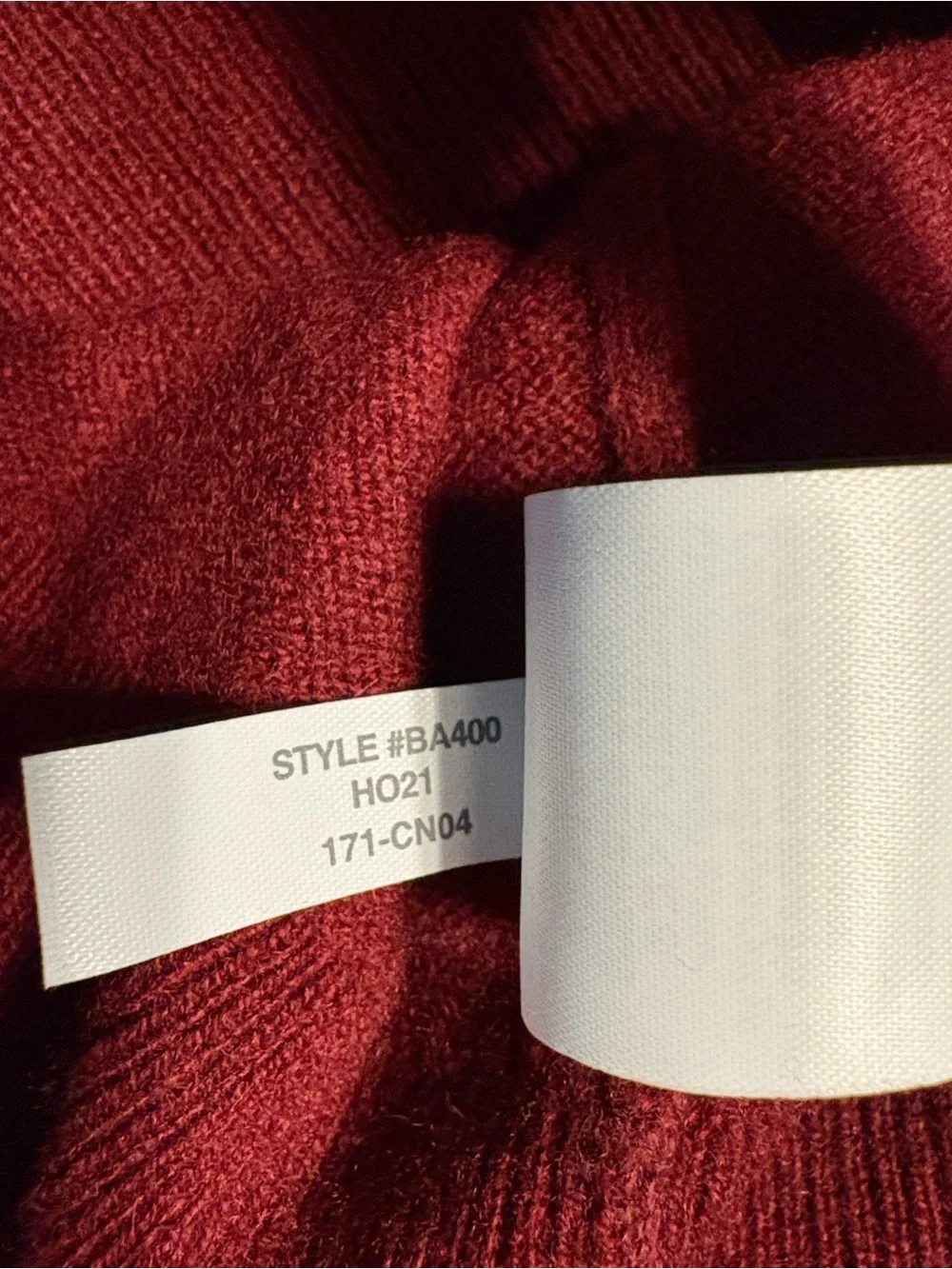 J. Crew Cashmere Classic Fit Crewneck Size Medium Cranberry Cozy Fall Preppy